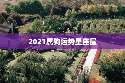 2021属狗运势星座屋