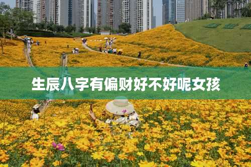 生辰八字有偏财好不好呢女孩