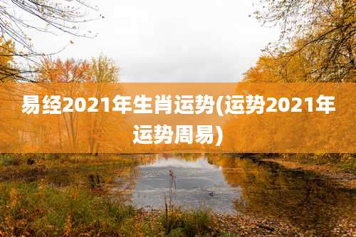 易经2021年生肖运势(运势2021年运势周易)