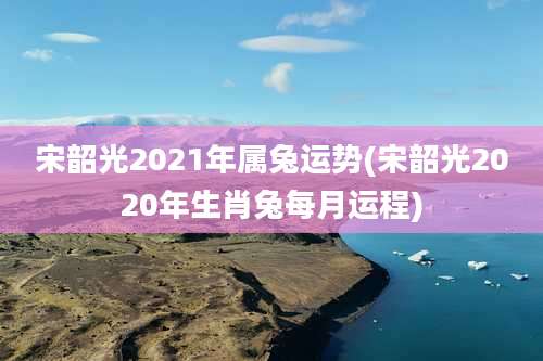 宋韶光2021年属兔运势(宋韶光2020年生肖兔每月运程)