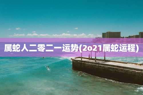 属蛇人二零二一运势(2o21属蛇运程)