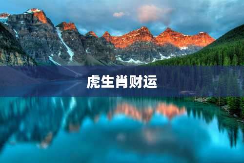 虎生肖财运