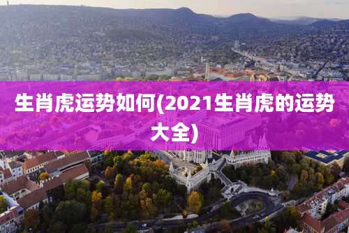 生肖虎运势如何(2021生肖虎的运势大全)