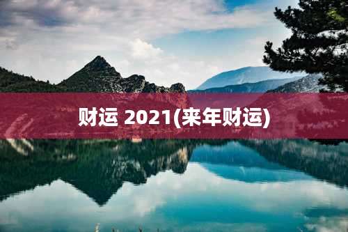 财运 2021(来年财运)