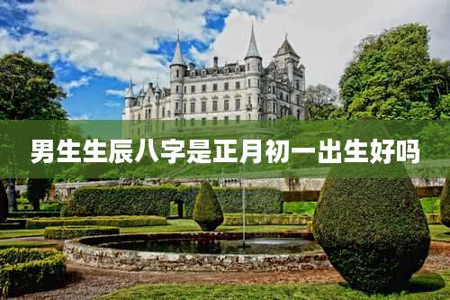 男生生辰八字是正月初一出生好吗