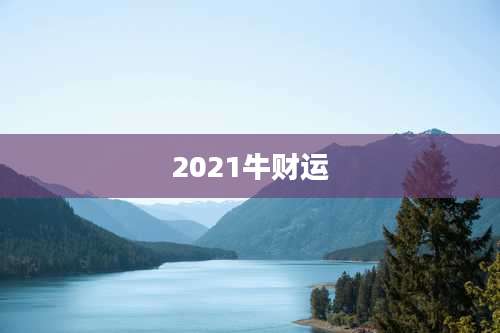 2021牛财运