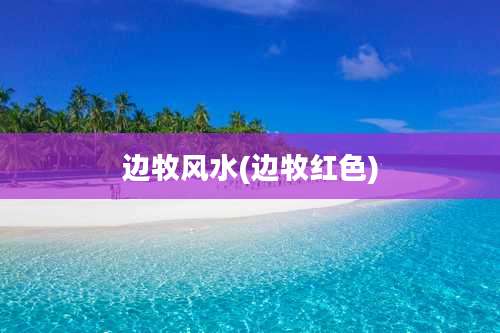 边牧风水(边牧红色)