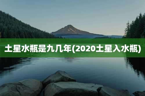 土星水瓶是九几年(2020土星入水瓶)