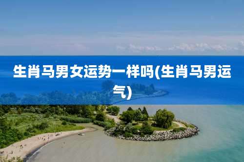 生肖马男女运势一样吗(生肖马男运气)