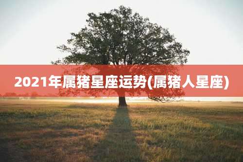2021年属猪星座运势(属猪人星座)
