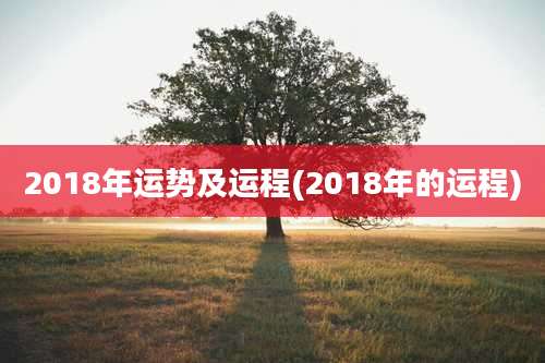 2018年运势及运程(2018年的运程)