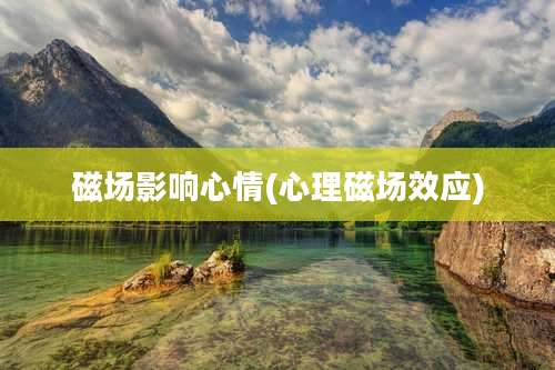 磁场影响心情(心理磁场效应)