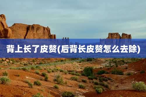 背上长了皮赘(后背长皮赘怎么去除)