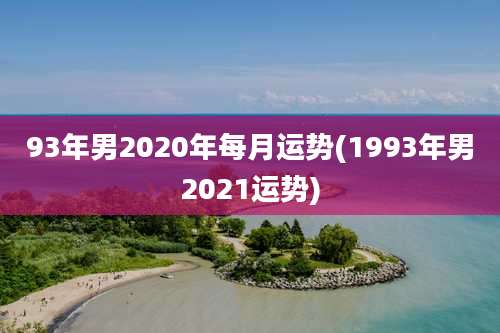 93年男2020年每月运势(1993年男2021运势)