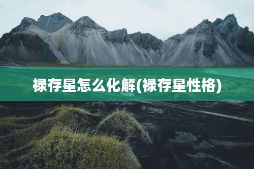 禄存星怎么化解(禄存星性格)