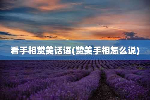 看手相赞美话语(赞美手相怎么说)