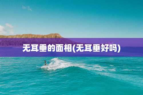 无耳垂的面相(无耳垂好吗)