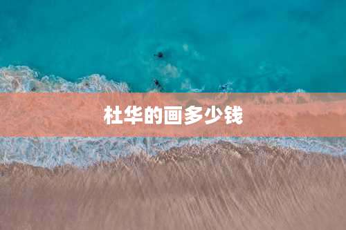 杜华的画多少钱