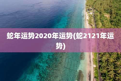 蛇年运势2020年运势(蛇2121年运势)
