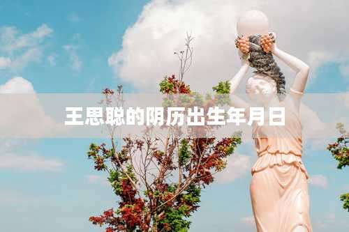 王思聪的阴历出生年月日