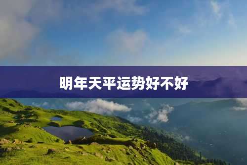 明年天平运势好不好