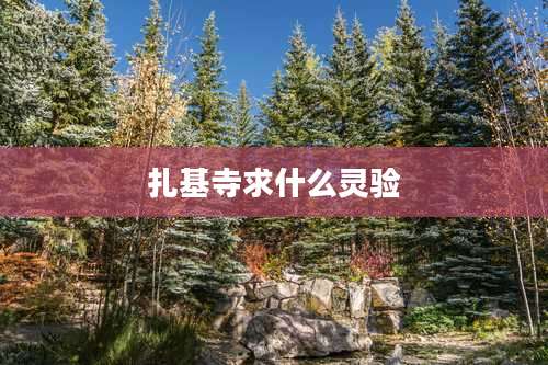 扎基寺求什么灵验