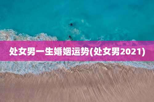 处女男一生婚姻运势(处女男2021)