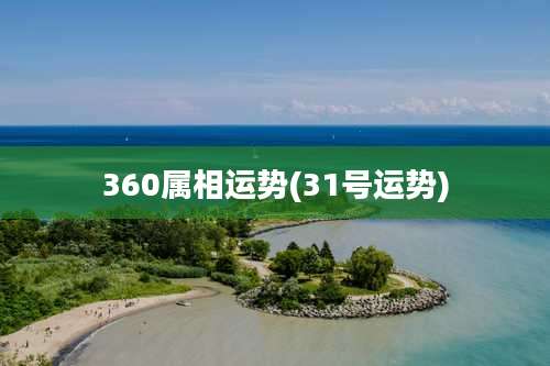 360属相运势(31号运势)