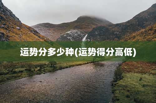 运势分多少种(运势得分高低)