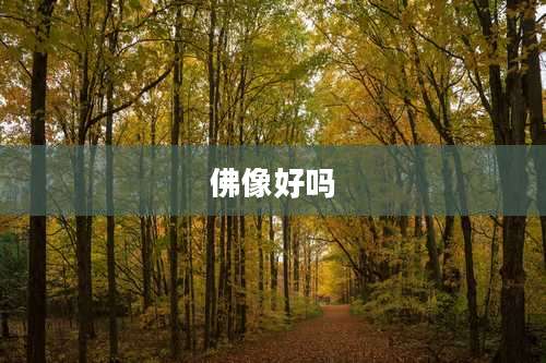 佛像好吗