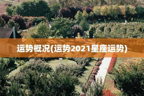 运势概况(运势2021星座运势)