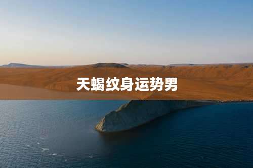 天蝎纹身运势男