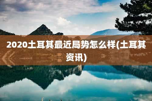2020土耳其最近局势怎么样(土耳其资讯)