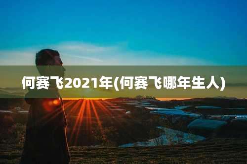 何赛飞2021年(何赛飞哪年生人)