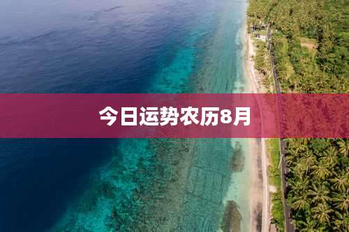 今日运势农历8月