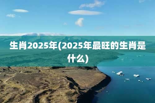 生肖2025年(2025年最旺的生肖是什么)