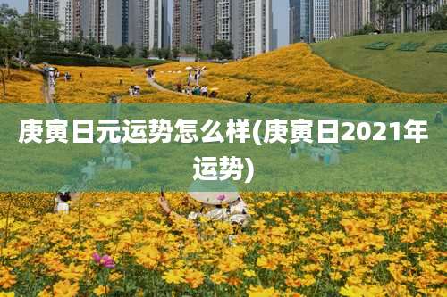 庚寅日元运势怎么样(庚寅日2021年运势)