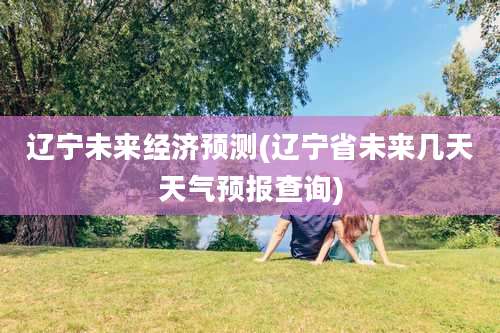 辽宁未来经济预测(辽宁省未来几天天气预报查询)