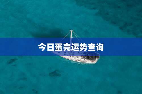 今日蛋壳运势查询