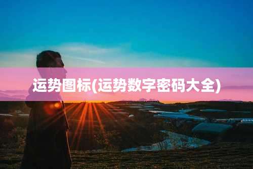 运势图标(运势数字密码大全)