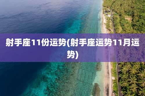 射手座11份运势(射手座运势11月运势)