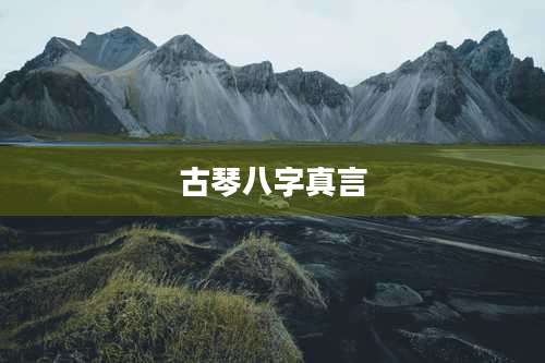 古琴八字真言