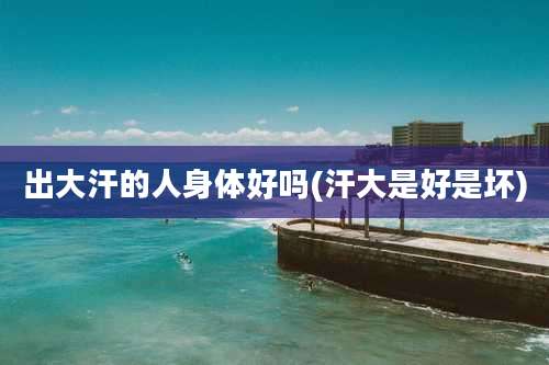 出大汗的人身体好吗(汗大是好是坏)