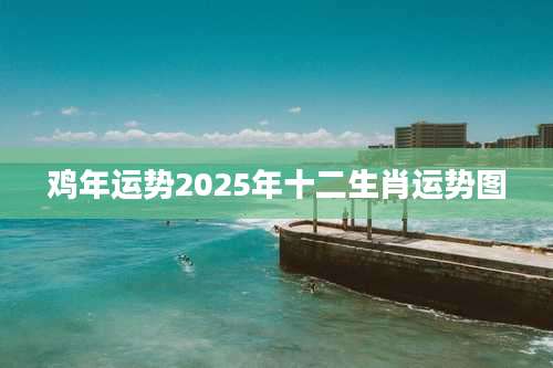 鸡年运势2025年十二生肖运势图