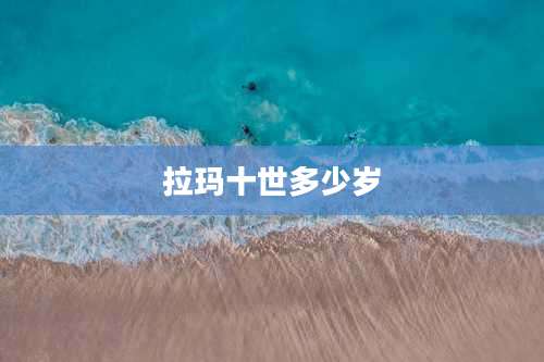 拉玛十世多少岁