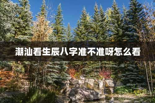 潮汕看生辰八字准不准呀怎么看