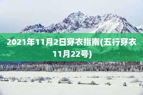2021年11月2日穿衣指南(五行穿衣11月22号)
