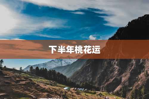 下半年桃花运
