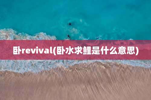 卧revival(卧水求鲤是什么意思)