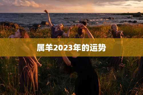 属羊2023年的运势